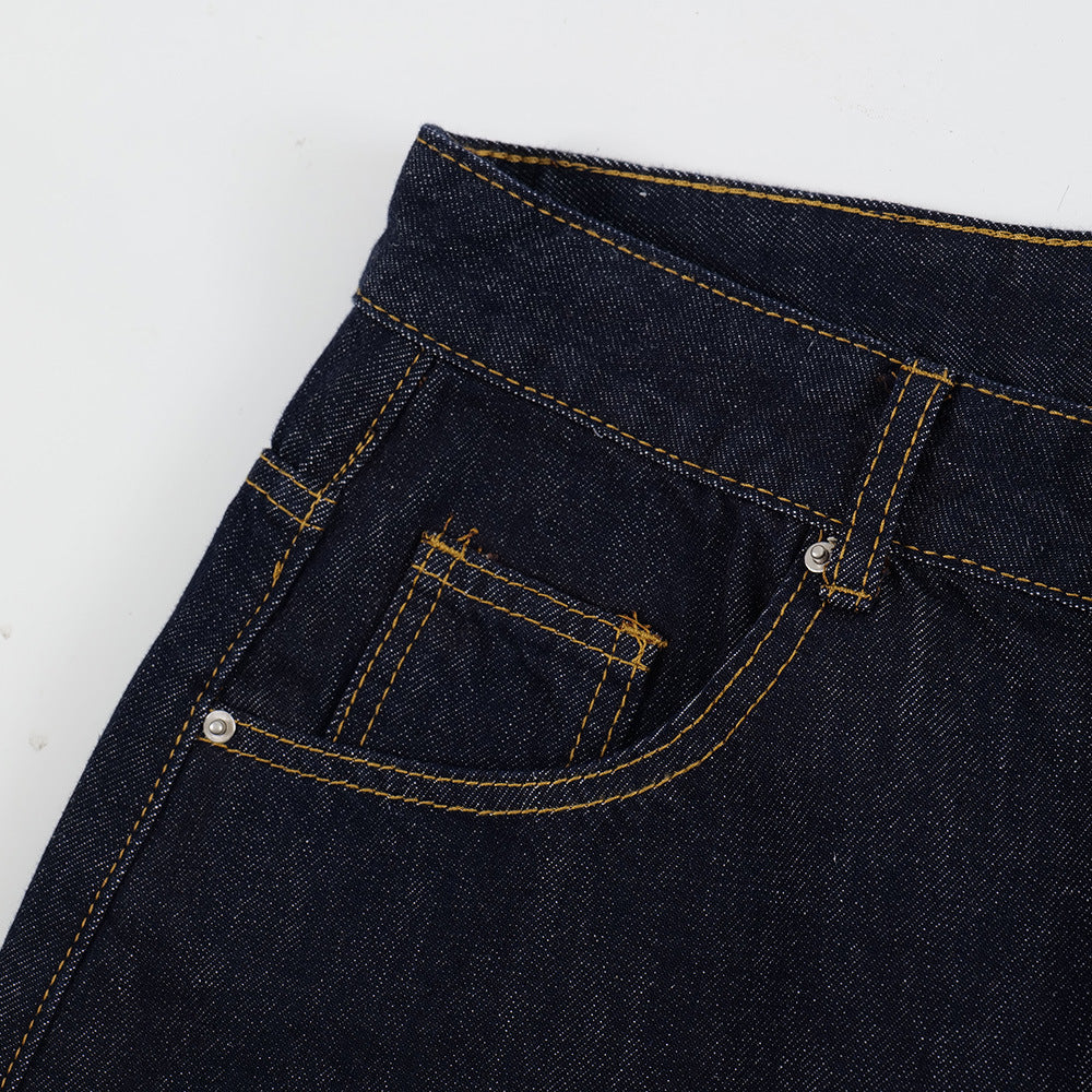 Loose Straight Jeans Men's High Street