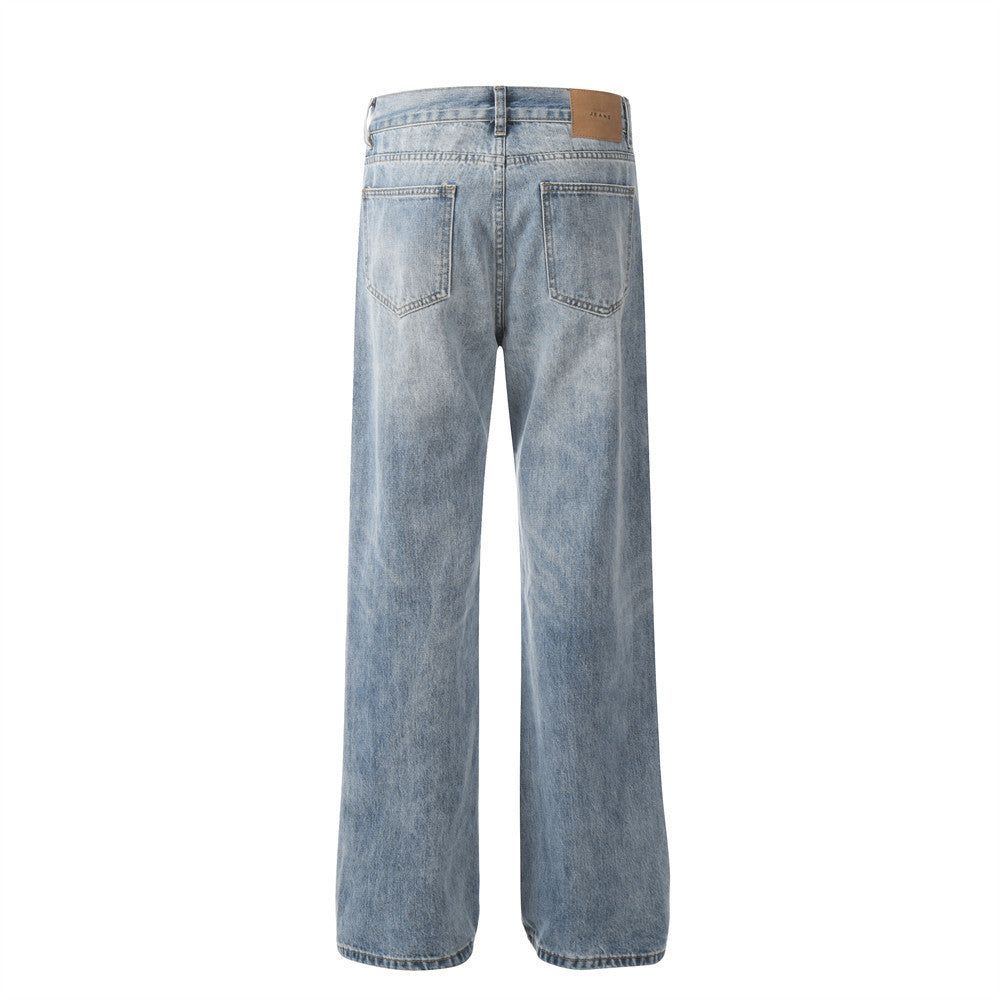 Men's High Street Washed Jeans Loose Street