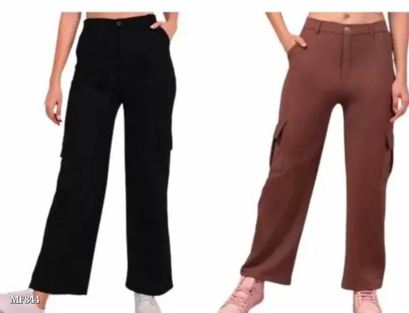 High-Demand Combo Cargo Pants For Women - Twill Fabric MF844