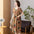 Middle-aged And Elderly Women's Cotton Silk Printing Maxi Dress