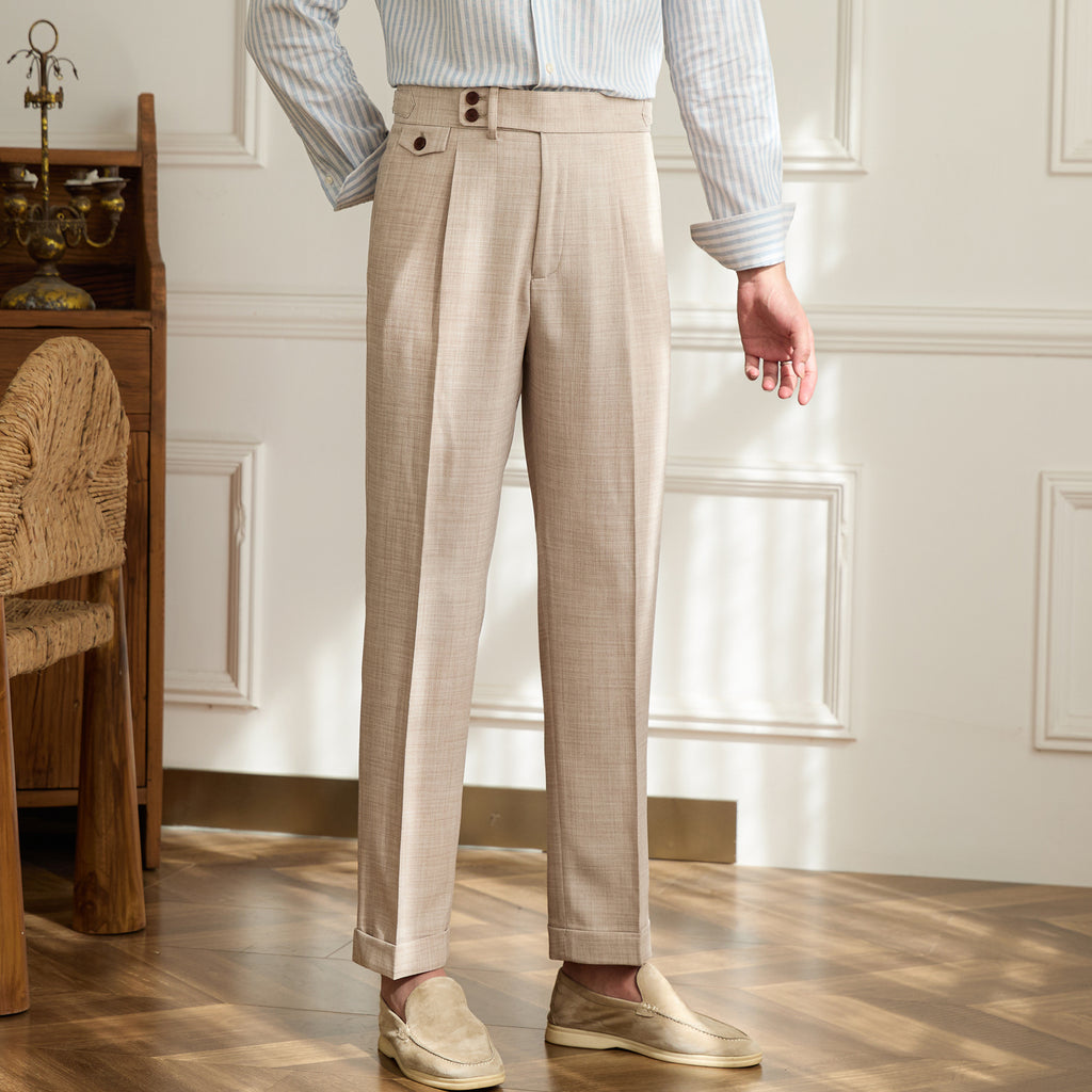 Men's British Fashion Italian Casual Trousers