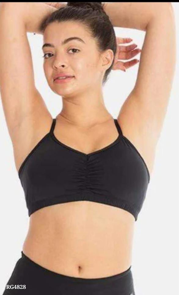 Designer Sports Bra | Breathable Cotton Lycra | Removable Padding