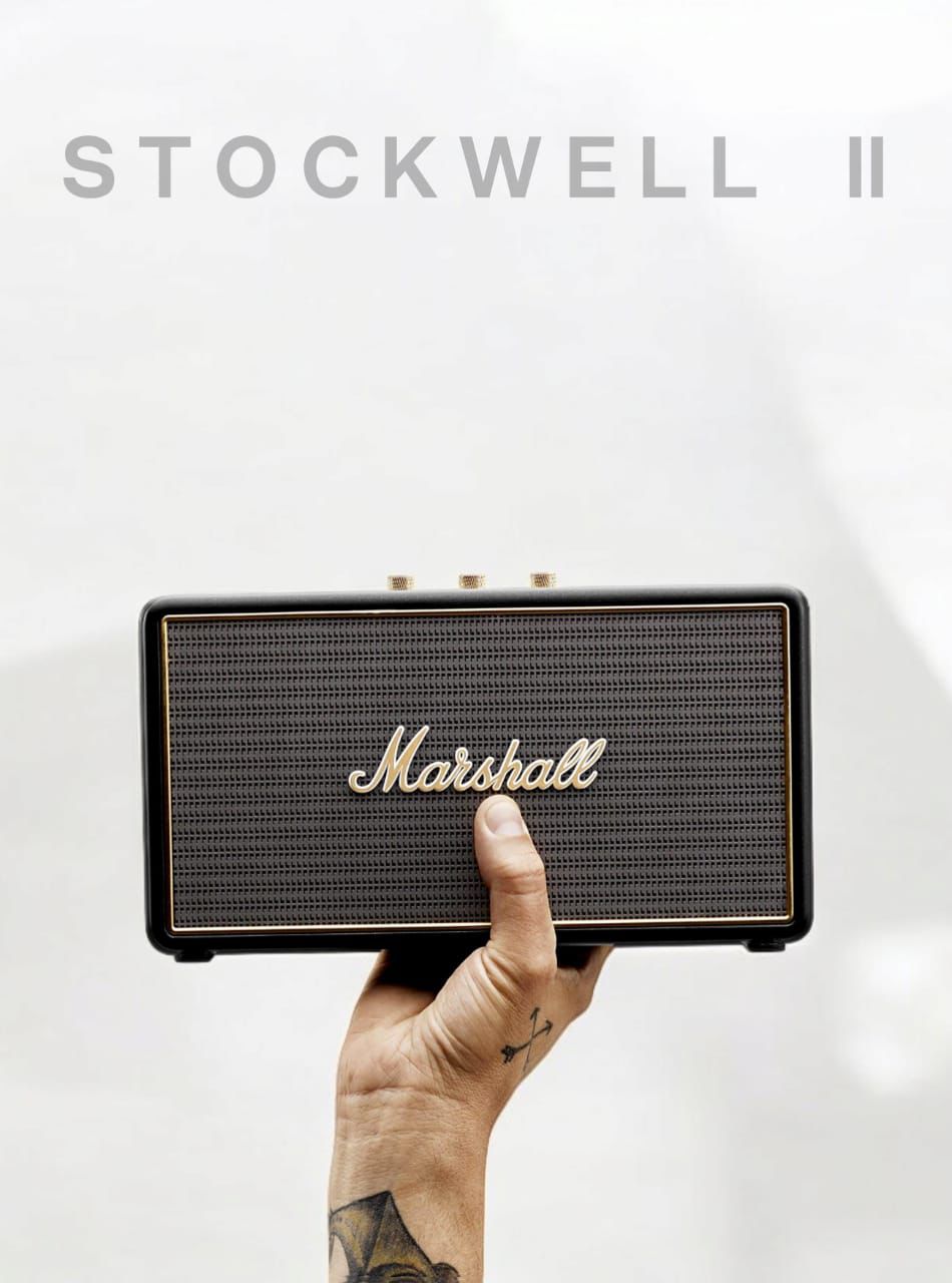 Marshall Stockwell II V2 Bluetooth Speaker – HD Sound & Long Battery