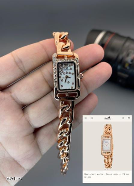 Hermès Nantucket Rose Gold Bracelet Watch - Rakhi Special | Ladies Quartz Timepiece