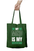 Stylish Unisex Zipper Tote Bag in White - Standard Size