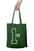 Stylish Unisex Zipper Tote Bag in White - Standard Size