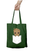 Stylish Unisex Zipper Tote Bag in White - Standard Size