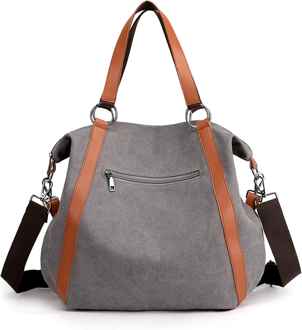 Handbag for Women Satchel Tote Bag Casual Canvas Pouch Handbags Purse Hobo Bag