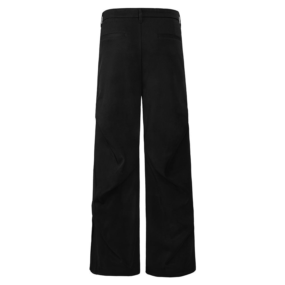 Simple Style All-match Black Trousers For Men