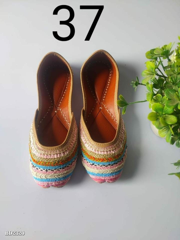 Embroidery Heavy Jutti for Women | Premium Handcrafted Ethnic Footwear