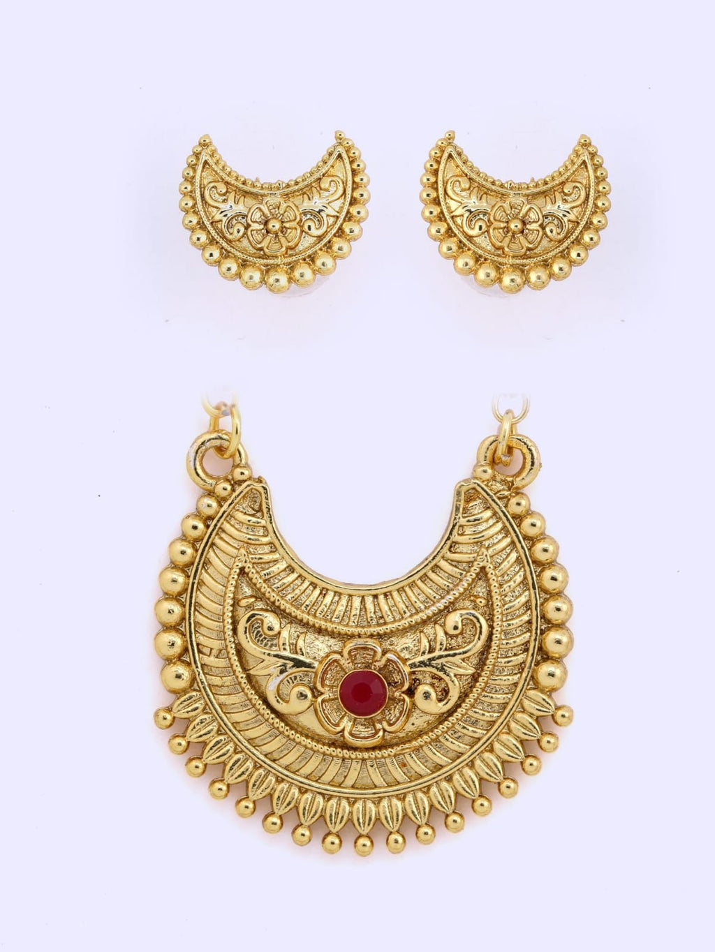 Exquisite Golden Pendants in India - Elegant and Timeless Jewelry (total 2 piece)