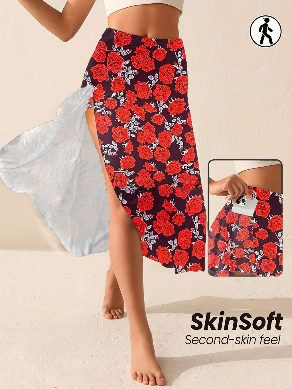 Irregular Temperament Split Elegant Skirt