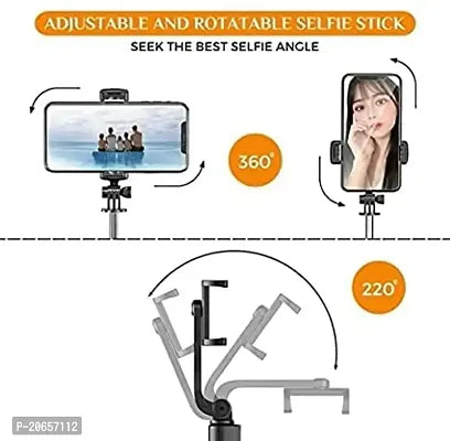 Selfie Stick,Long Extendable Selfie Stick Tripod,Phone Tripod with Wireless Remote