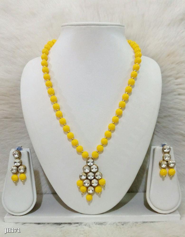 Kundan Necklace and pearl necklace Set | Traditional Indian Jewelry