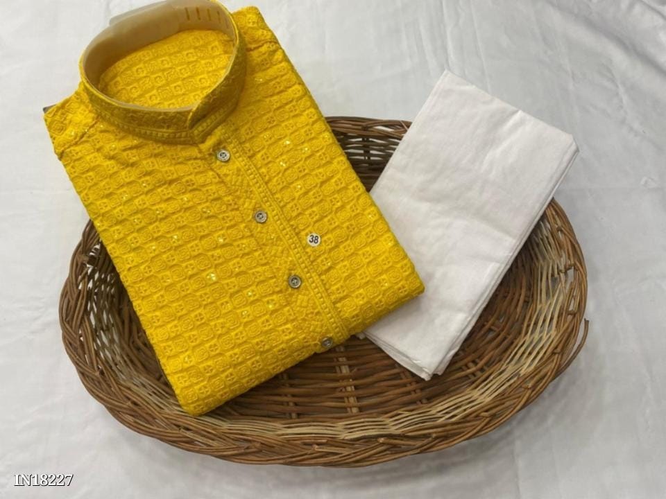 Traditional Kurta Pajama Set for Men | Elegant Ethnic Wear for Festive Occasions