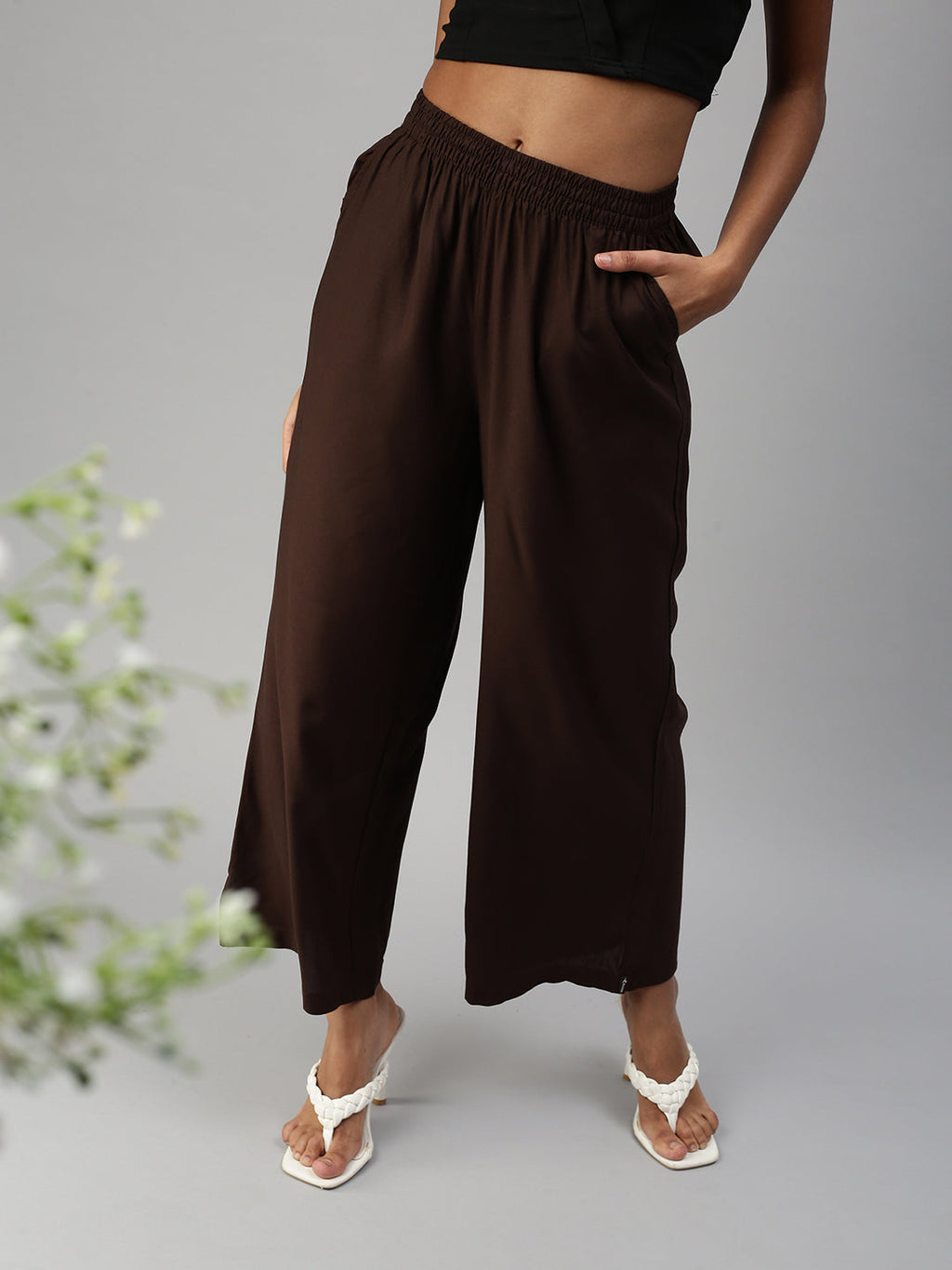 Latest Stylish Women Party Wear Palazzo/Cotton palazzo2