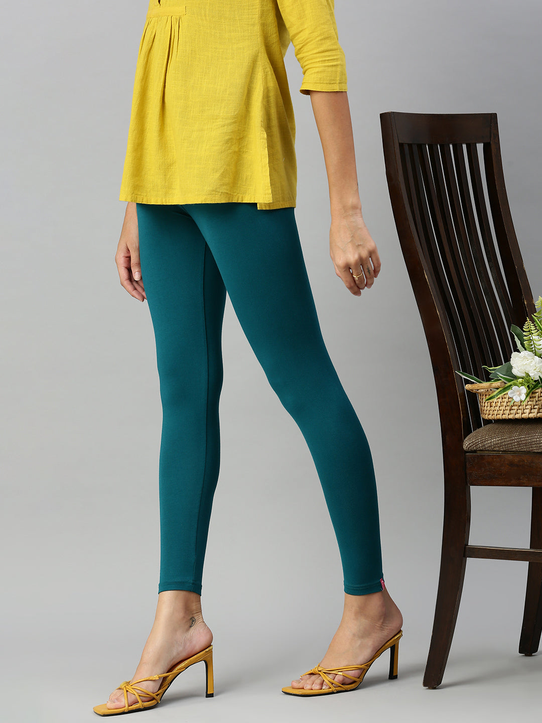 Introducing WUGO brand Stylish Ankle Leggings in India - Comfortable and Trendy Wear - swiftshopr.com