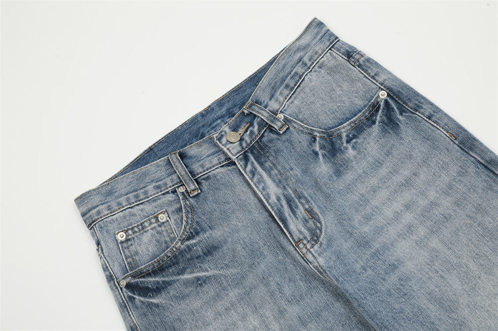 Men's High Street Washed Jeans Loose Street