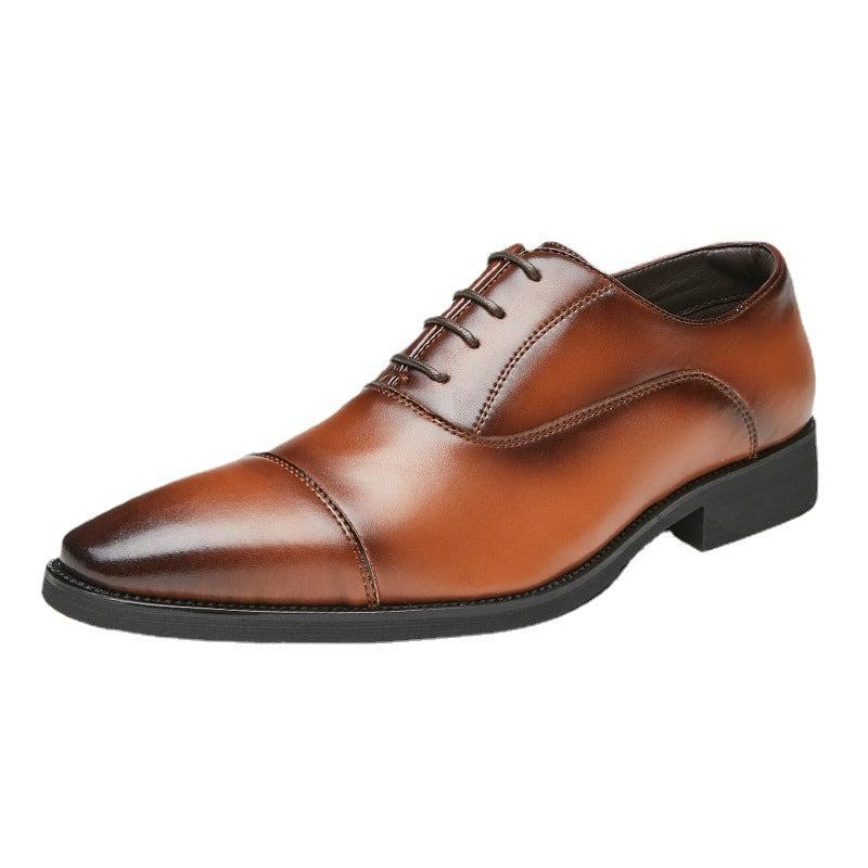 Height Increasing Insole Business Formal Wear Soft Bottom Oxford Shoes