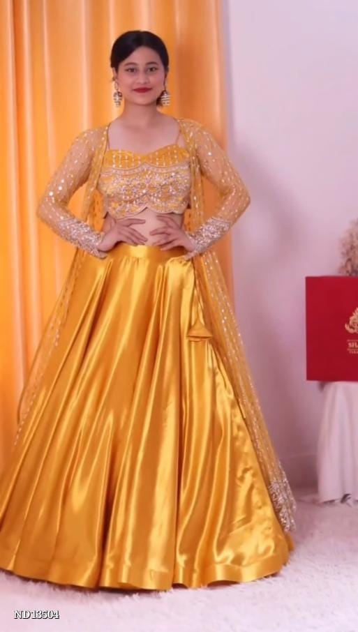 Stunning Lehenga Choli with Kpti Set - Perfect for Festive Celebrations