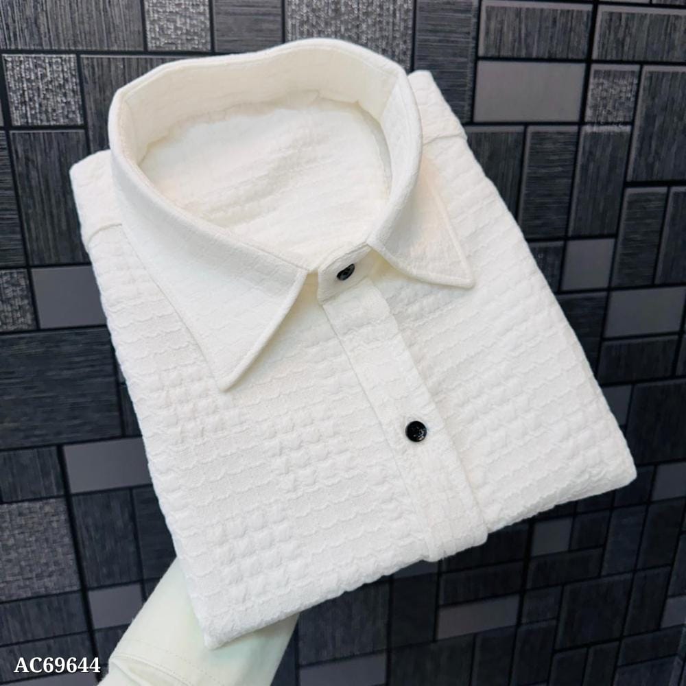 Men’s Exclusive Double Cloth Cotton Fabric Shirt - Premium and Stylish