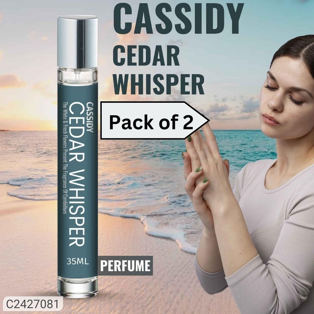 CASSIDY Cedar Whisper Perfume - 35ml (Pack of 2) | Timeless Elegance