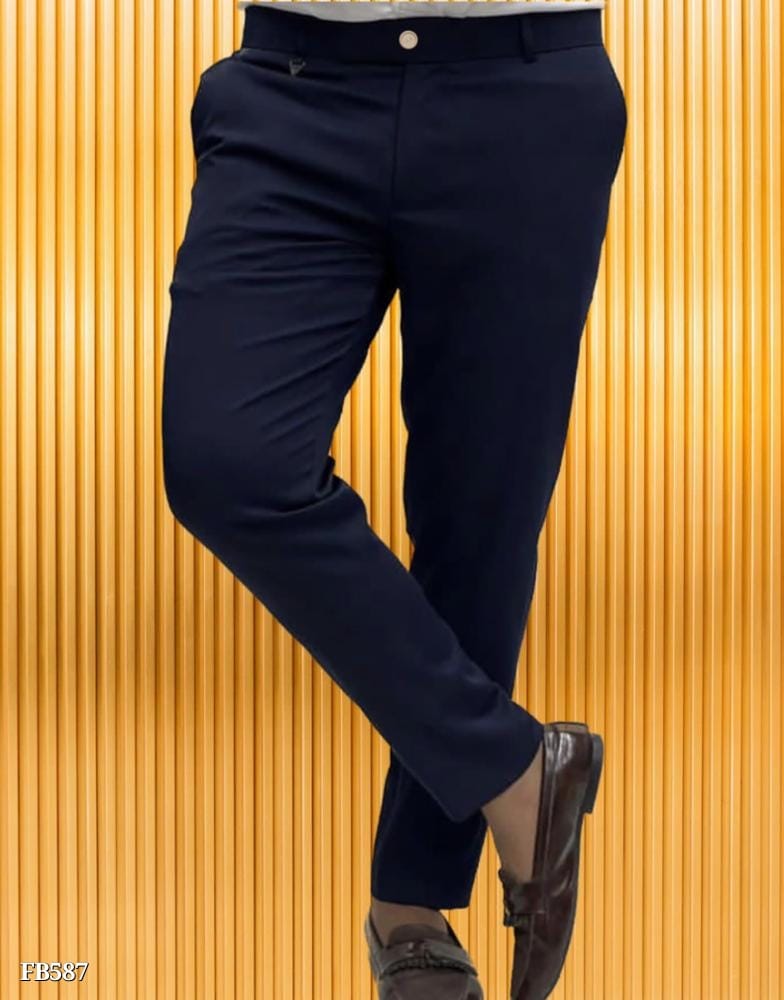 Stretchable Lycra Formal Trouser for Men | Comfortable & Stylish Office Wear