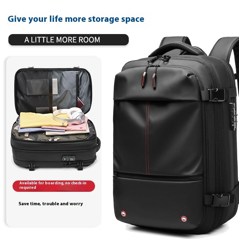 Men's Large-capacity Backpack Dry Wet Separation Anti-theft Package Business Leisure Uni Backpack