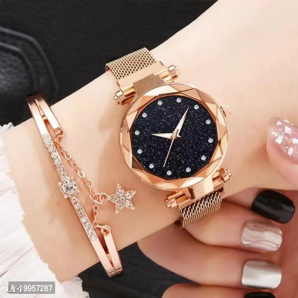 Copper Magnet Watch for Girls and Women | Stylish Magnetic Strap