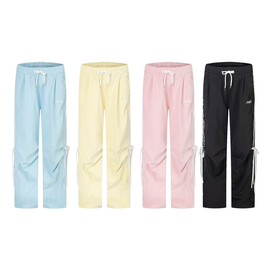 Pleated Casual Men Trousers Straight