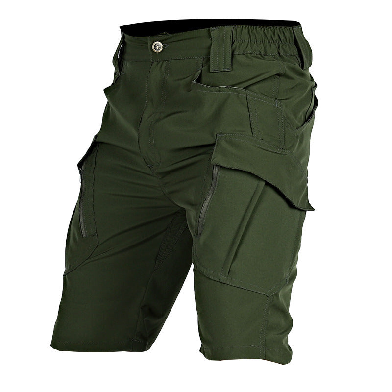 Men's Middle Pants Five-point Breathable Stretch Overalls IX9 Quick-drying Tactical Shorts