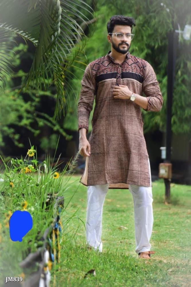 Gents Molmol Cotton Punjabi | Premium Comfort Traditional Wear for Men