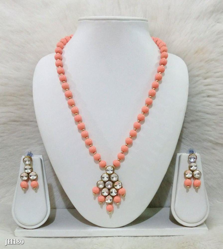 Kundan Necklace and pearl necklace Set | Traditional Indian Jewelry