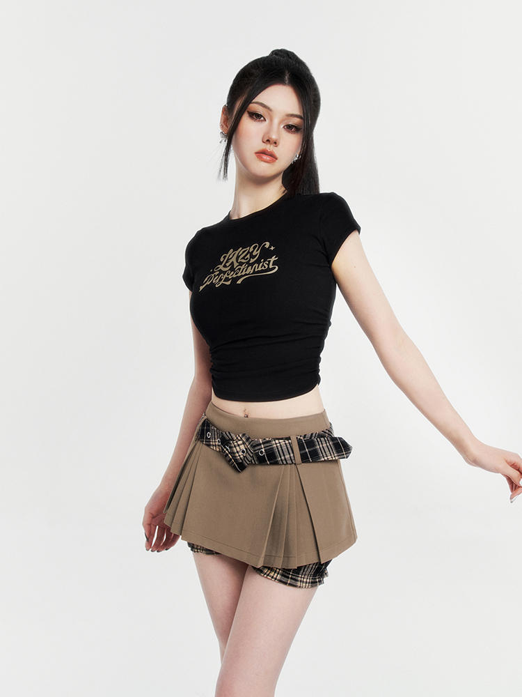 Women's Hot Girl Pleated Skirt Anti-exposure Bottom Shorts