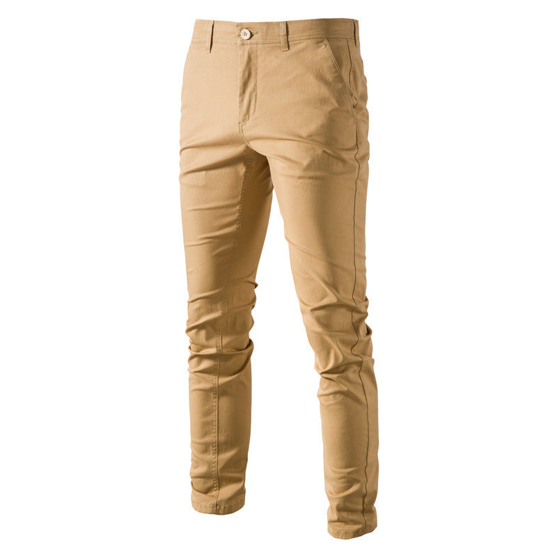 Men's Breathable Business Thickened Cotton Casual Pants