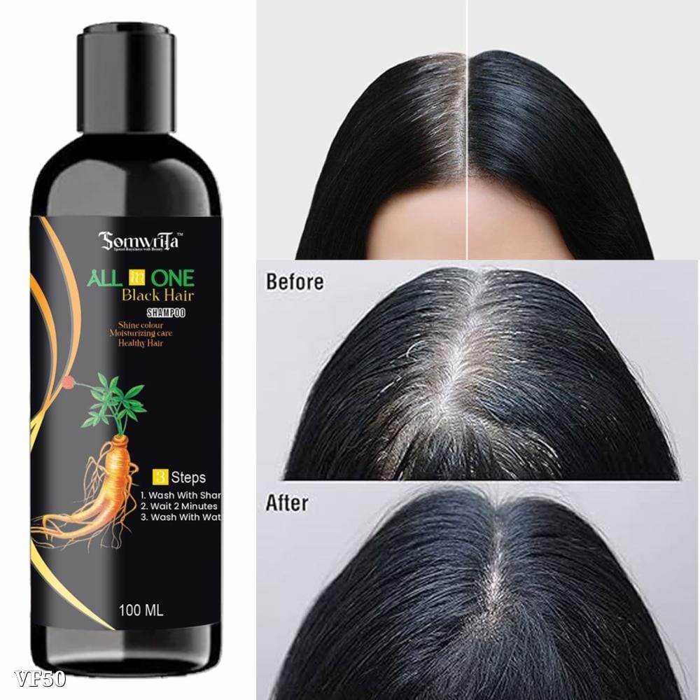 Somwrita 100% Coverage Hair Shampoo for Women & Men | Scalp Health Care & Moisturizing | 100ml