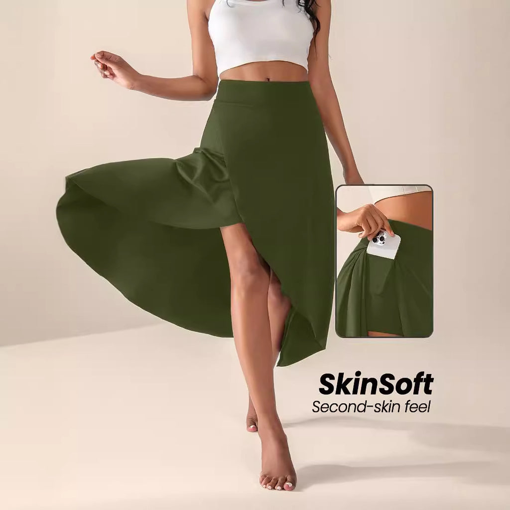 Irregular Temperament Split Elegant Skirt