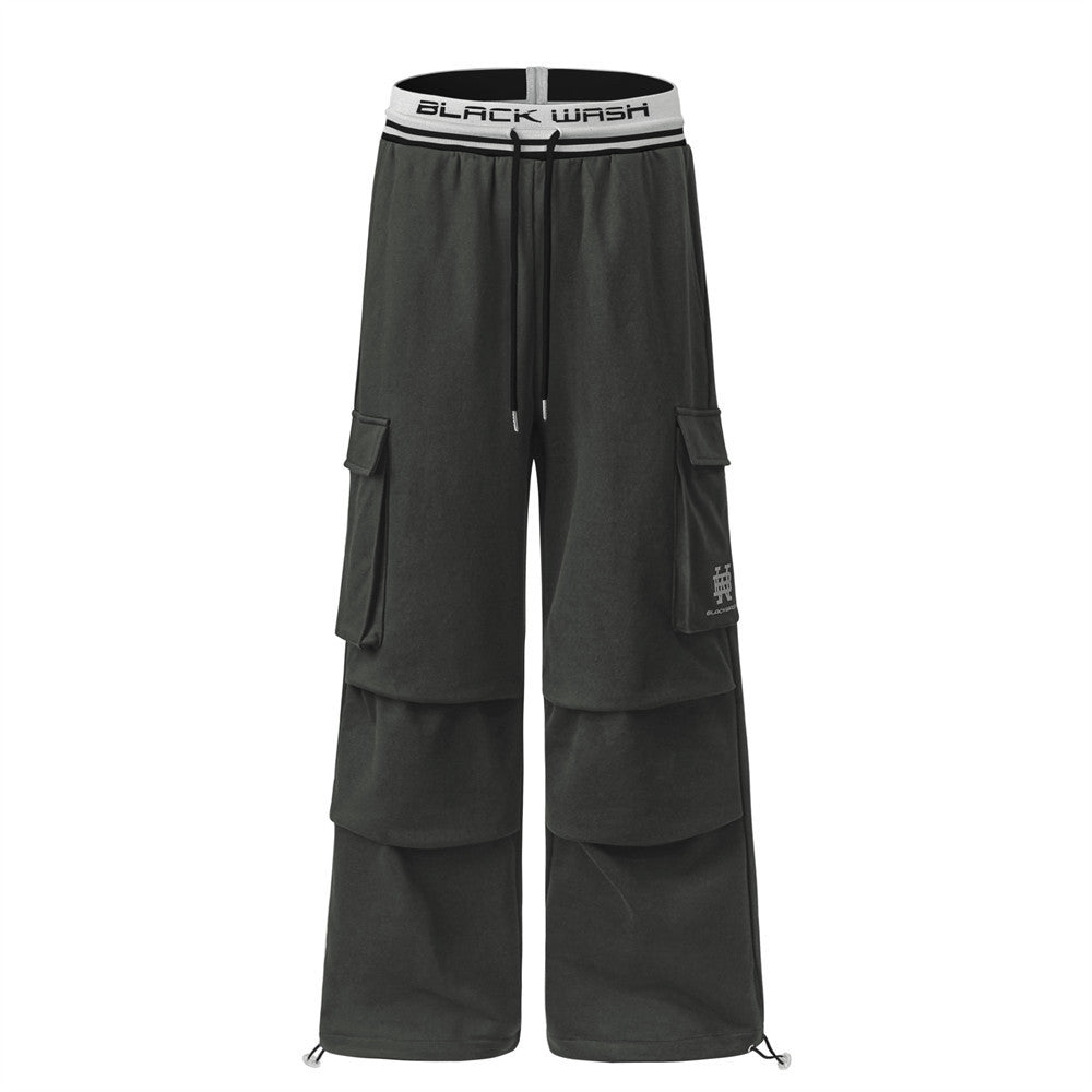 Men's American-style Pleated Casual Sports Pants