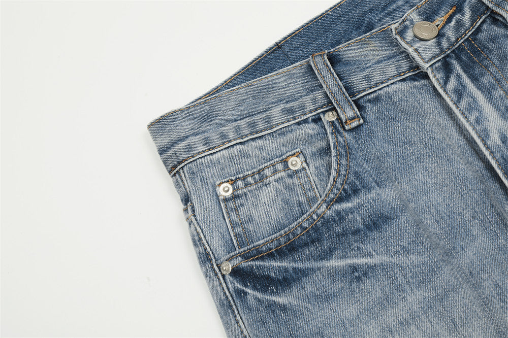 Men's High Street Washed Jeans Loose Street