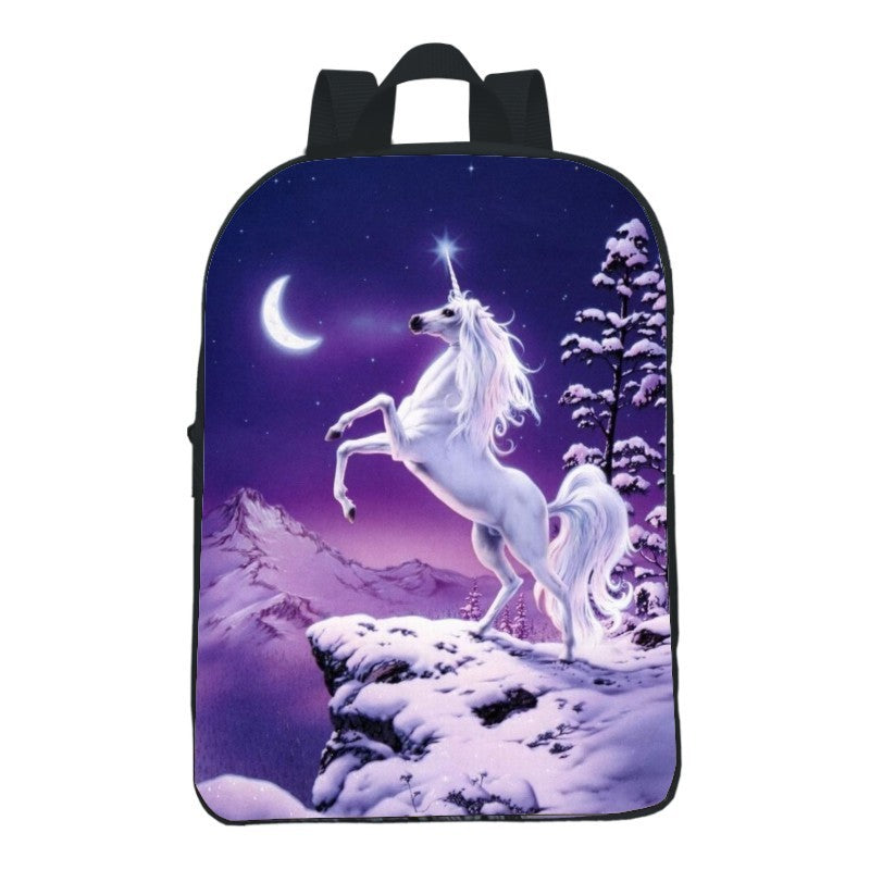 12-inch Digital Printing Animal Horse Backpack