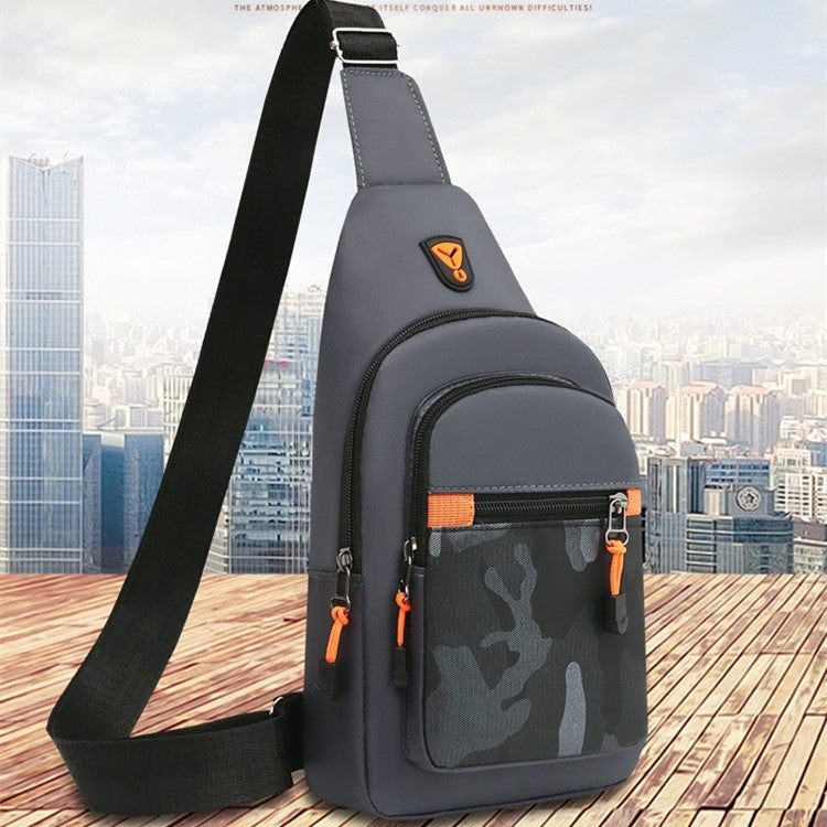 Waterproof Multi-layer Multicolor Minimalism Crossbody Bag Waist Bag