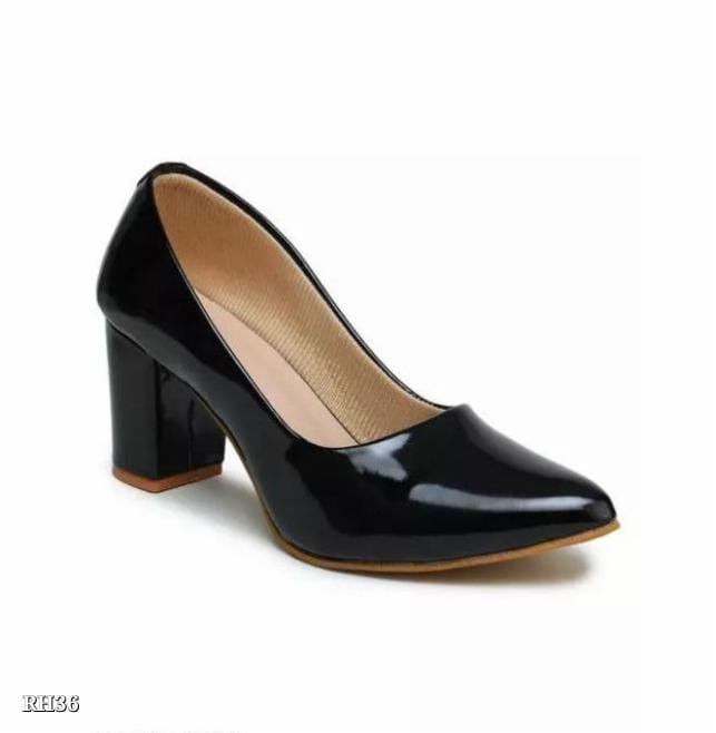 Black Women’s Block Heels Belly | Stylish and Comfortable Footwear