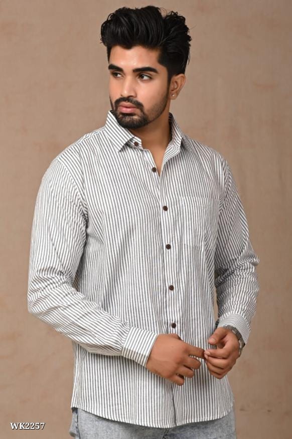 Pure Cotton Hand Block Shirts for Men | Authentic Indian Craftsmanship