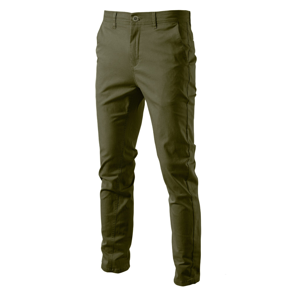 Men's Breathable Business Thickened Cotton Casual Pants