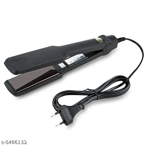 Nirvani KM-329 Ceramic Coated Plates Professional hair Straightener with Temperature control setting for Men and Women