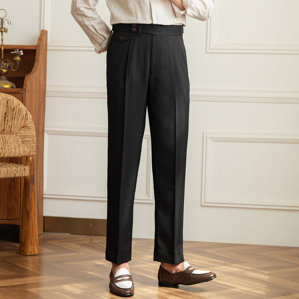 Men's British Fashion Italian Casual Trousers