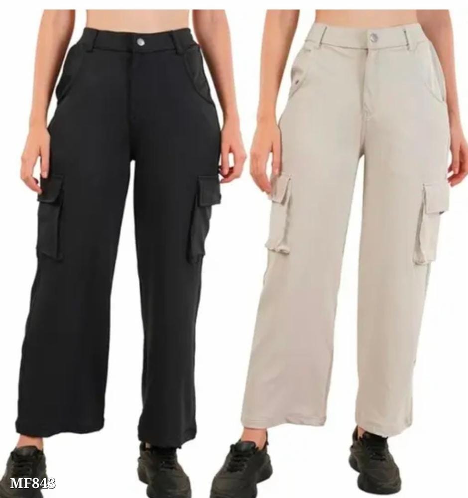 High-Demand Combo Cargo Pants For Women - Twill Fabric