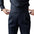 Men's Versatile Italian Button Gorkha District High Waist Straight Drooping Trousers