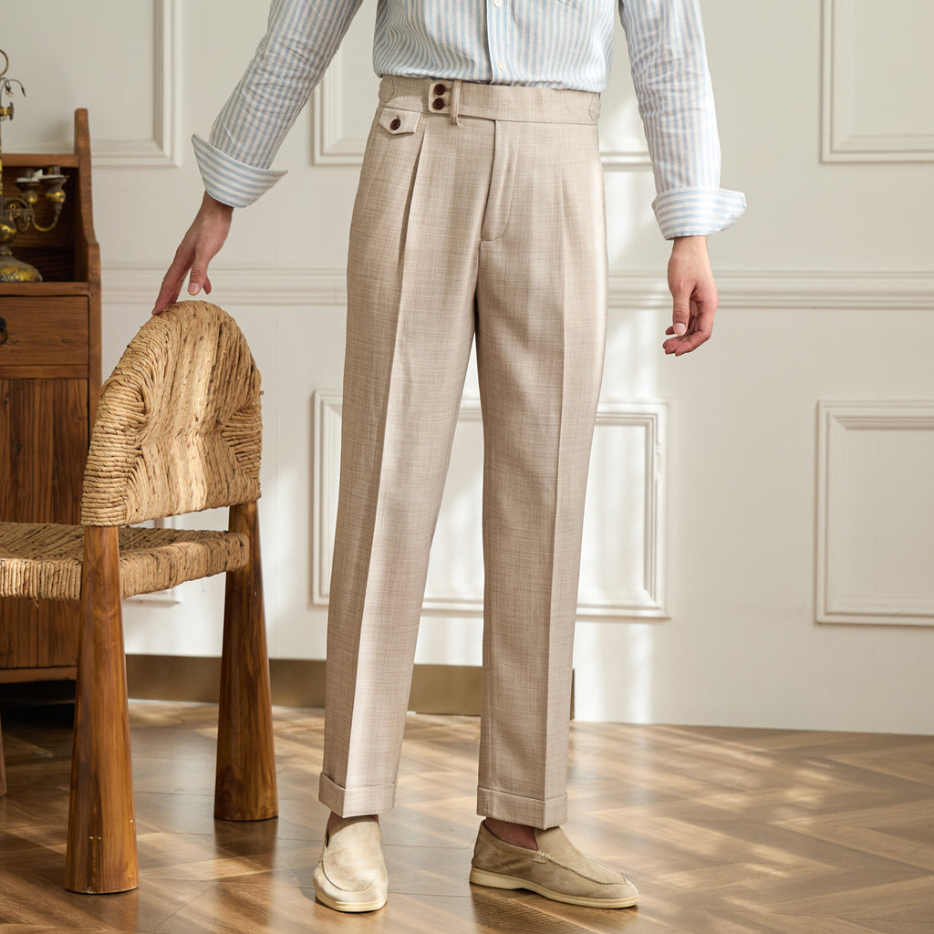 Men's British Fashion Italian Casual Trousers