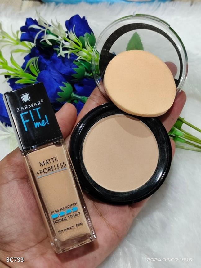 Fit Me Combo | Full Coverage Waterproof Foundation & Compact